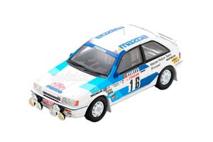 MAZDA 323 NO 16 MONTE CARLO A.WARMBOLD (1986), WHITE