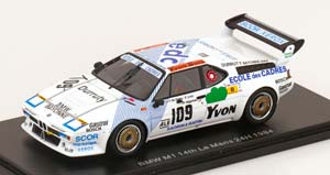 BMW M1 E26 NO 109 24H LE MANS 1984