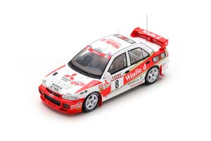 MITSUBISHI LANCER EVOLUTION Ⅲ #8 8TH RALLY SAN REMO 1996 AURIOL GIRAUDET / MITSUBISHI LANCER EVOLUTION III. #8 8-Е РАЛЛИ САН-РЕМО 1996 ОРИОЛ ЖИРОДЕ