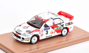 MITSUBISHI LANCER EVO 3 NO 3 RALLY HONG KONG-BEIJING 1996