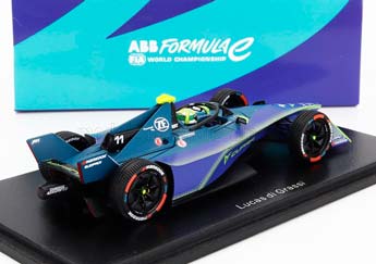 MAHINDRA FORMULA-E M9 ELECTRO TEAM ABT CUPRA N11 SEASON (2023-2024) LUCAS DI GRASSI, BLUE YELLOW — фото 2