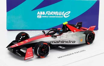 MAHINDRA FORMULA-E M9 ELECTRO TEAM MAHINDRA RACING N21 SEASON (2023-2024) NYCK DE VRIES, WHITE RED BLACK