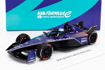 MASERATI FORMULA-E TIPO FOLGORE TEAM MSG RACING N7 SEASON (2023-2024) MAXIMILIAN GUNTHER, BLUE PINK