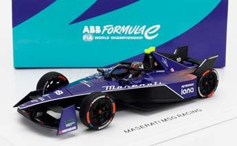 MASERATI FORMULA-E TIPO FOLGORE TEAM MSG RACING N18 SEASON (2023-2024) JEHAN DARUVALA, BLUE PINK