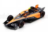 NISSAN FORMULA-E E-4ORCE 04 TEAM NEOM MCLAREN N 5 SEASON (2023-2024) JAKE HUGHES, BLACK ORANGE