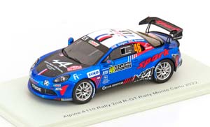 ALPINE A110 RALLY NO 46 RALLY MONTE CARLO 2022