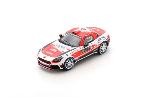 FIAT 124 RALLY RGT N49 RALLY MONTECARLO (2022) M.RADA - J.JUGAS, RED WHITE BLACK