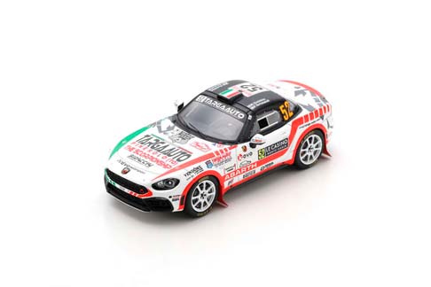 FIAT 124 RALLY RGT #52 RALLY MONTECARLO (2022) R.GOBBIN - F.GRIMALDI, WHITE RED BLACK