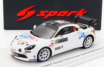 RENAULT ALPINE A110 RALLY RGT TEAM CHAZEL TECHNOLOGIE COURSE #63 RALLY MONTECARLO (2023) R.FRAU - S.MARQUEZ, WHITE