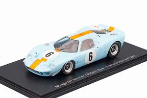 MIRAGE M1 WINNER 1000KM SPA-FRANCORCHAMPS 1967 BLUE/ORANGE