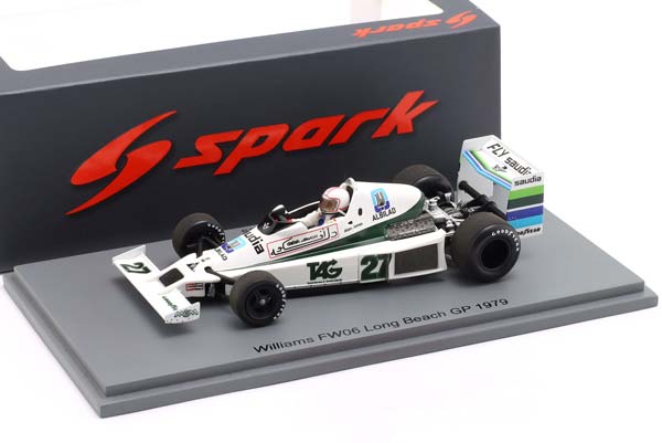 WILLIAMS FW06 #27 3RD USA WEST GP FORMULA 1 1979 ALAN JONES / ВИЛЬЯМС FW06 3 МЕСТО США ВЕСТ ГРАН-ПРИ ФОРМУЛА-1 АЛАН ДЖОНЕС