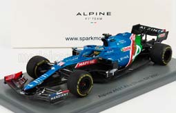 RENAULT F1  A521 RENAULT E-TECH 20B TEAM ALPINE N14 8TH ABU DHABI GP (2021) FERNANDO ALONSO, BLUE MET RED WHITE