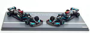 MERCEDES AMG F1 W12 E PERFORMANCE SET F1 WORLD CONSTRUCTORS CHAMPIONS 2021