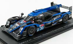 ORECA 07 GIBSON GK428 4.2L V8 TEAM DUQUEINE ENGINEERING N30 24H LE MANS (2019) R.DUMAS - P.RAGUES - N.ЈAMIN, BLUE BLACK