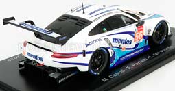 PORSCHE 911 991-2 RSR 4.0L TEAM PROJECT 1 N56 24H LE MANS (2020) M.CAIROLI - E.PERFETTI - L.TEN VOORDE, WHITE LIGHT BLUE — фото 2