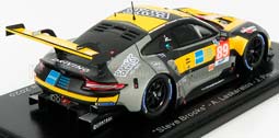 PORSCHE 911 991-2 RSR TEAM PROJECT 1 N89 24H LE MANS (2020) STEVE BROOKS - A.LASKARATOS - J.PIGUET, YELLOW BLACK — фото 2