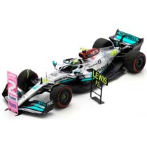MERCEDES-BENZ GP F1 W13E TEAM MERCEDES-AMG PETRONAS F1 N44 2ND BRAZILIAN GP (2022) LEWIS HAMILTON, SILVER GREEN