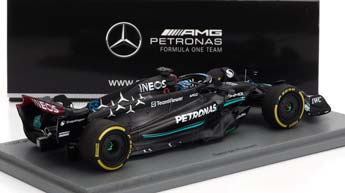 MERCEDES-BENZ GP F1 W14 TEAM MERCEDES-AMG PETRONAS FORMULA ONE #63 5TH BRITISH GP (2023) GEORGE RUSSEL, MATT BLACK — фото 2