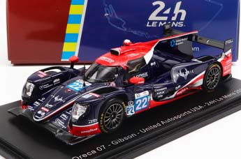 ORECA GIBSON 07 GK428 4.2L V8 TEAM UNITED AUTOSPORTS USA N22 24H LE MANS (2022) P.HANSON - F.ALBUQUERQUE - W.OWEN, BLACK RED