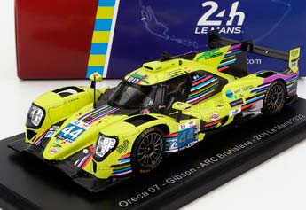 ORECA GIBSON 07 GK428 4.2L V8 TEAM ARC BRATISLAVA N44 24H LE MANS (2022) M.KONOPKA - B.VISCAAL - T.VAUTIER, YELLOW BLACK