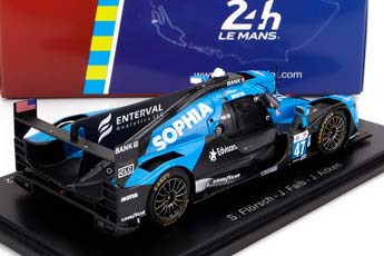 ORECA GIBSON 07 GK428 4.2L V8 TEAM ALGARVE PRO RACING N47 24H LE MANS (2022) S.FLOERSCH - J.FALB - J.AITKEN, BLACK LIGHT BLUE — фото 2
