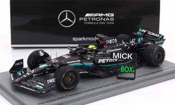 MERCEDES-BENZ GP F1 W14 TEAM MERCEDES-AMG PETRONAS FORMULA ONE N 47 TIRES TEST SPAIN GP (2023) MICK SCHUMACHER, MATT BLACK