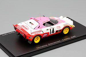 LANCIA STRATOS #14 WINNER COUPES DES DAMES MONTE CARLO 1977 C.DACREMONT C.GALLI — фото 2