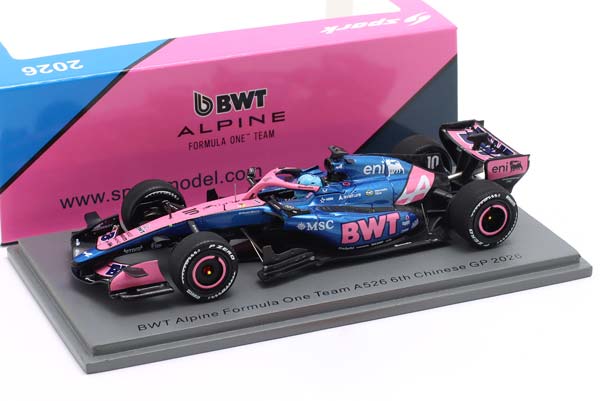 ALPINE A526 #10 6TH CHINA GP FORMULA 1 2026 PIERRE GASLY / АЛЬПИН A526 6 МЕСТО ГРАН-ПРИ КИТАЯ ФОРМУЛА-1 ПЬЕР ГАСЛИ
