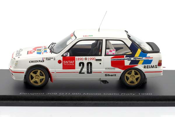 PEUGEOT 309 GTI #20 9TH RALLYE MONTE CARLO 1990 DELECOUR, TILBER / ПЕЖО 309 GTI 9 МЕСТО РАЛЛИ МОНТЕ-КАРЛО ДЕЛЕКУР ТИЛБЕР — фото 4