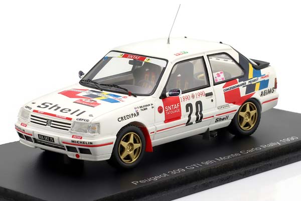 PEUGEOT 309 GTI #20 9TH RALLYE MONTE CARLO 1990 DELECOUR, TILBER / ПЕЖО 309 GTI 9 МЕСТО РАЛЛИ МОНТЕ-КАРЛО ДЕЛЕКУР ТИЛБЕР