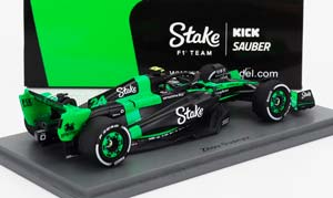 SAUBER F1 C44 TEAM STAKE KICK №24 BAHRAIN GP 2024 ZHOU GUANYU, GREEN BLACK — фото 2