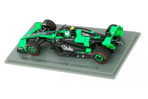 SAUBER F1 C44 TEAM STAKE KICK №24 CHINA GP 2024 ZHOU GUANYU, GREEN BLACK — фото 2