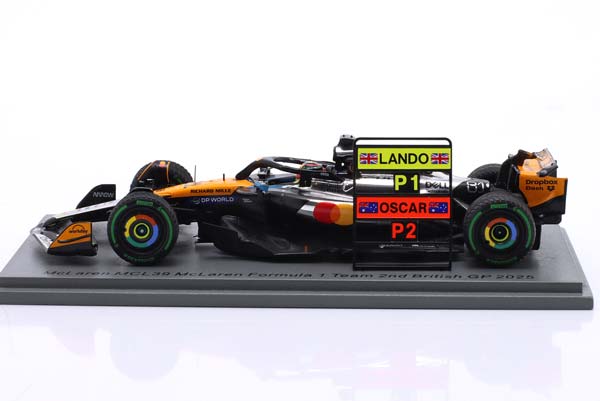 MCL 39 #81 2ND BRITISH GP FORMULA 1 2025 SPARK OSCAR PIASTRI / МКЛ 39 2 МЕСТО ГРАН-ПРИ ВЕЛИКОБРИТАНИИ ФОРМУЛА-1 СПАРК ОСКАР ПИАСТРИ — фото 4