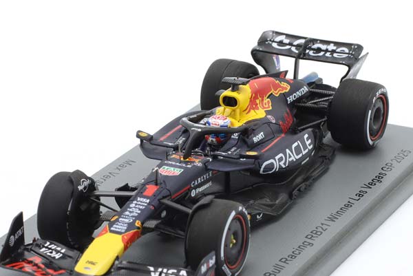 RED BULL RB21 #1 WINNER LAS VEGAS GP FORMULA 1 2025 MAX VERSTAPPEN / РЕД БУЛЛ RB21 ПОБЕДИТЕЛЬ ГРАН-ПРИ ЛАС-ВЕГАСА ФОРМУЛА-1 МАКС ФЕРСТАППЕН КРАСНЫЙ — фото 5