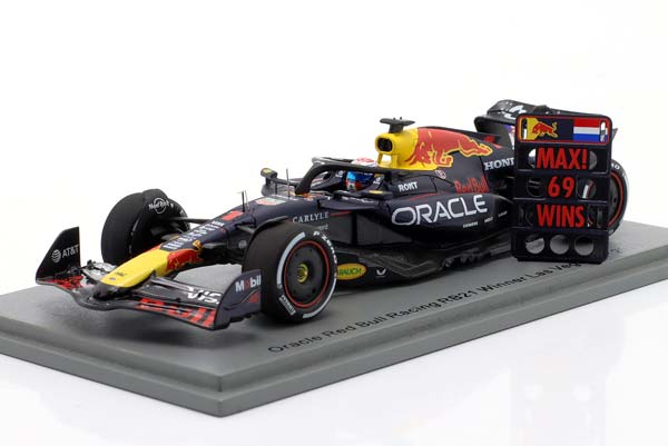 RED BULL RB21 #1 WINNER LAS VEGAS GP FORMULA 1 2025 MAX VERSTAPPEN / РЕД БУЛЛ RB21 ПОБЕДИТЕЛЬ ГРАН-ПРИ ЛАС-ВЕГАСА ФОРМУЛА-1 МАКС ФЕРСТАППЕН КРАСНЫЙ