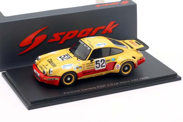 PORSCHE 911 CARRERA RSR 3.0 #52 24H LEMANS 1975 VOLLERY, DORCHY, CHAPUIS / ПОРШЕ 911 КАРРЕРА РСР 3 24 ЧАСА ЛЕ-МАН ВОЛЛЕРЙ ДОРЧЙ ЧАПУИС