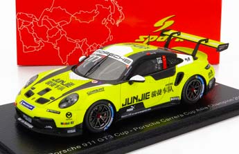 PORSCHE 911 991-2 GT3 TEAM JUNGIG #777 CHAMPION ASIA PORSCHE CARRERA CUP SEASON (2022) L.YE, YELLOW BLACK
