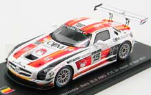 MERCEDES-BENZ SLS AMG N15 24H SPA (2011) K.WAUTERS - A.KUMPEN - M.HEZEMANS, WHITE RED YELLOW — фото 1