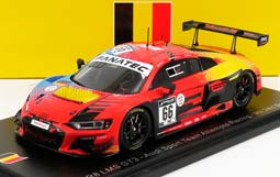 AUDI R8 LMS GT3 TEAM AUDI SPORT ATTEMPTO RACING N66 24H SPA (2021) M.DRUDI - D.MARSCHALL - C.MIES, ORANGE LIGHT BLUE