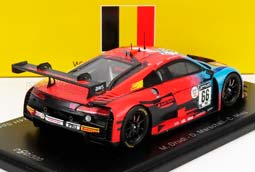 AUDI R8 LMS GT3 TEAM AUDI SPORT ATTEMPTO RACING N66 24H SPA (2021) M.DRUDI - D.MARSCHALL - C.MIES, ORANGE LIGHT BLUE — фото 2