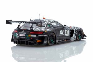MERCEDES AMG GT3 EVO WINNER SILVER CLASS 24H SPA 2021 COMPANC/SANCHEZ/KUJALA/BREUKERS LIMITED EDITION 300 PCS — фото 2