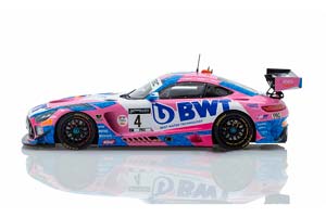 MERCEDES AMG GT3 NO 4 24H SPA 2021 ENGEL/STOLZ/ABRIL LIMITED EDITION 300 PCS — фото 3