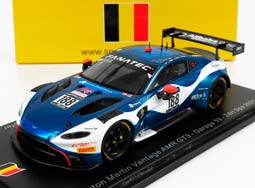 ASTON MARTIN VANTAGE AMR GT3 TEAM GARGE 59 N188 24H SPA (2021) A.WEST - C.GOODWIN - C.EASTWOOD - M.KIRCHHOFER, 2 TONE BLUE WHITE