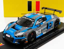 AUDI R8 LMS GT3 TEAM AUDI SPORT SAINTELOC RACING N26 24H SPA (2021) J.GREEN - F.HUTCHISON - A.TAMBAY, LIGHT BLUE GREY