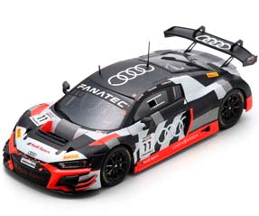 AUDI R8 LMS GT3 EVO II TEAM AUDI SPORT COMTOYOU #11 8TH 24H SPA (2023) C.HAASE - G.MAGNUS - F.VERVISCH, SILVER BLACK RED