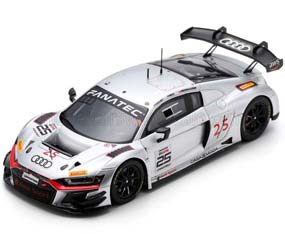 AUDI R8 LMS GT3 EVO II TEAM AUDI SPORT SAINTELOC #25 24H SPA (2023) C.MIES - P.NIEDERHAUSER - S.GRACHET, SILVER BLACK