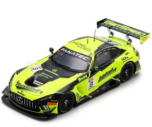 MERCEDES-BENZ AMG GT3 TEAM GETSPEED #3 24H SPA (2023) F.SCHOLZE - K.HEYER - P.ASSENHEIMER - A.PERONI, YELLOW BLACK