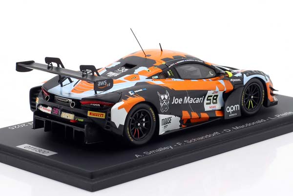 MCLAREN 720S GT3 EVO #58 24H SPA 2025 GARAGE 59 / МАКЛАРЕН 720S ГТ3 ЭВО 24 ЧАСА СПА ГАРАГЕ 59 ОРАНЖЕВЫЙ ЧЕРНЫЙ — фото 2