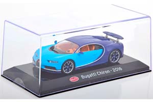 BUGATTI CHIRON 2016 BLUE/LIGHTBLUE — фото 3