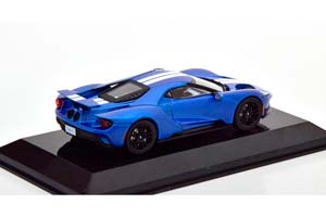 FORD GT 2017 BLUEMETALLIC/WHITE — фото 2